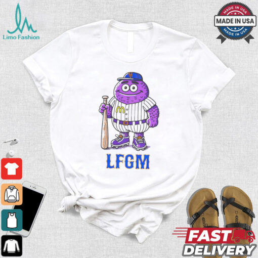 Grimace Mets baseball mascot beautiful monster shirt