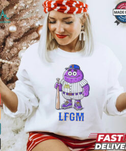 Grimace Mets baseball mascot beautiful monster shirt