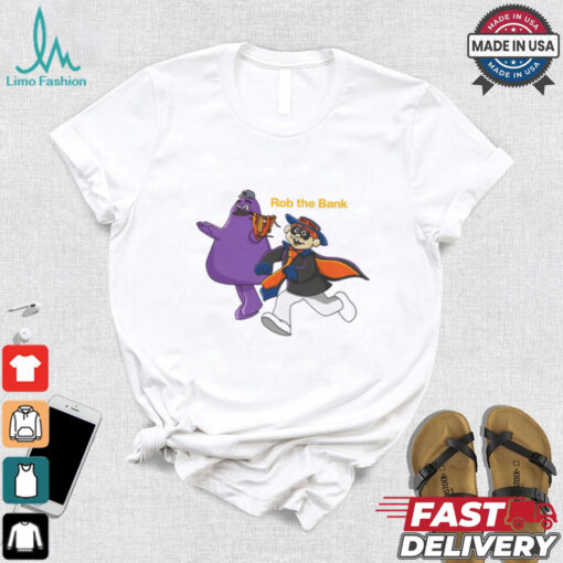 Grimace Monster Rob The Bank Shirt