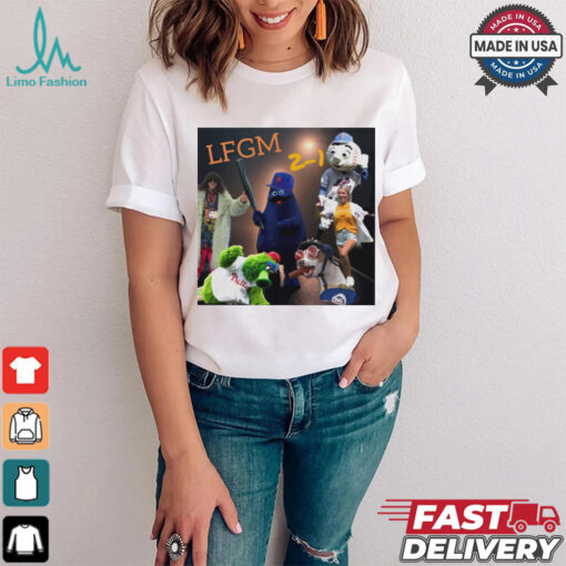 Grimace New York Mets victory LFGM 2 1 shirt