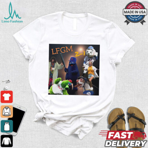 Grimace New York Mets victory LFGM 2 1 shirt