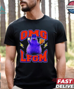 Grimace smoking LFGM OMG New York Mets shirt