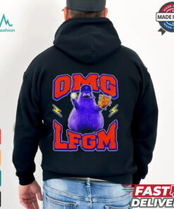 Grimace smoking LFGM OMG New York Mets shirt