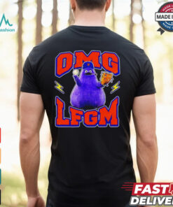 Grimace smoking LFGM OMG New York Mets shirt