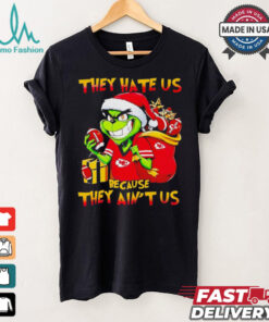 Grinch Chiefs they hate us because they ain’t us Christmas shirt