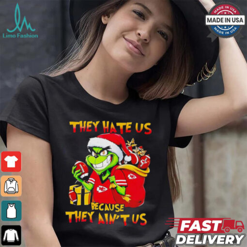 Grinch Chiefs they hate us because they ain’t us Christmas shirt