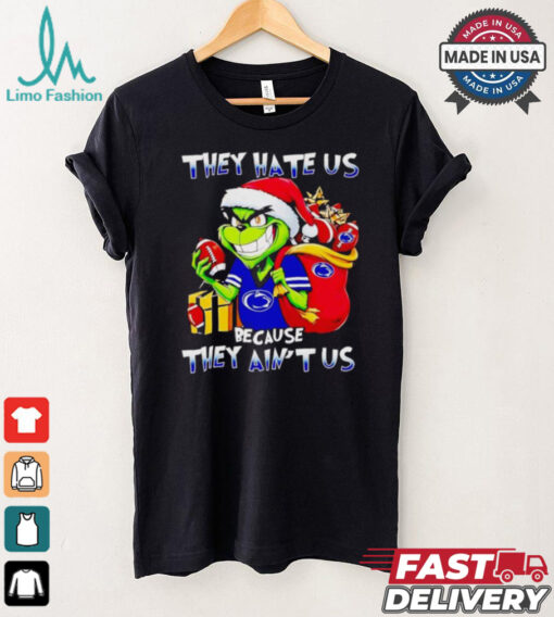 Grinch Nittany Lions they hate us because they ain’t us Christmas shirt