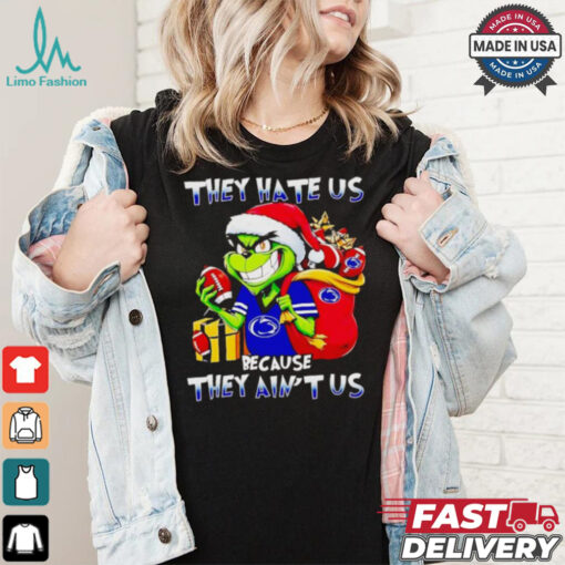 Grinch Nittany Lions they hate us because they ain’t us Christmas shirt