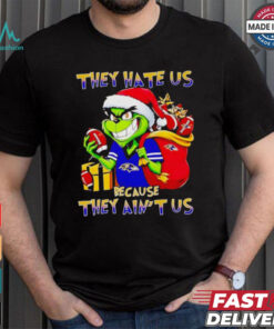 Grinch Ravens they hate us because they ain’t us Christmas shirt