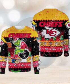 Grinch Stole Christmas Kansas City Chiefs The Toilet American Football NFL Ugly Sweater Jumper