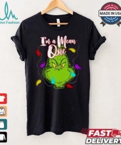 Grinch With Light I’m A Mean One Christmas T Shirt