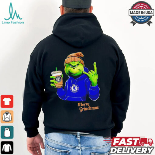 Grinch drink Starbucks Chelsea merry Christmas shirt