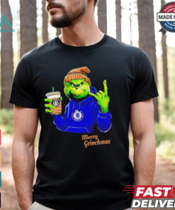 Grinch drink Starbucks Chelsea merry Christmas shirt