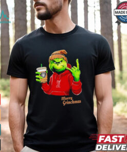 Grinch drink Starbucks Liverpool merry Christmas shirt