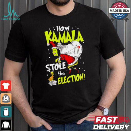 Grinch how Kamala stole the election Christmas shirt