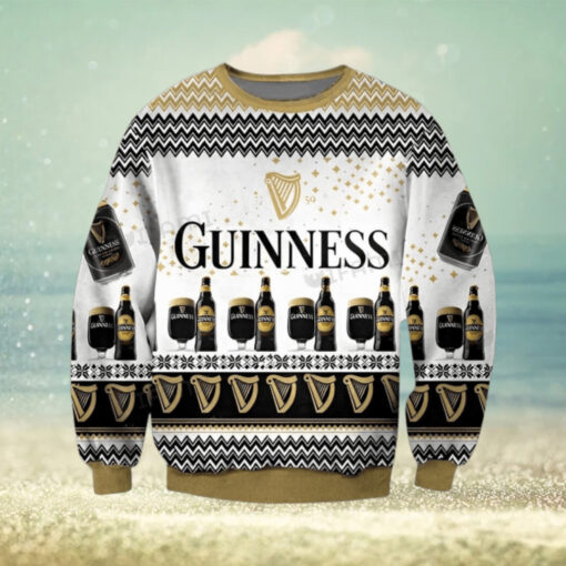 Guinness Ugly Sweater Chevron Pattern Guinness Beer Gift