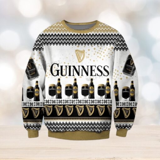 Guinness Ugly Sweater Chevron Pattern Guinness Beer Gift