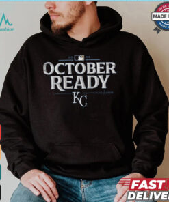 HEY HEY HEY HEY Kansas City Royals October Ready Postseason 2024  T Shirt