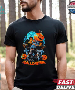 Halloween a pumpkin head shirt