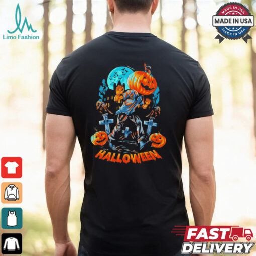 Halloween a pumpkin head shirt