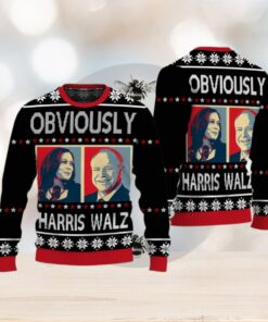 Harris Walz 2024 Obviously Ugly Sweater, Harris For President 2024 Shirt