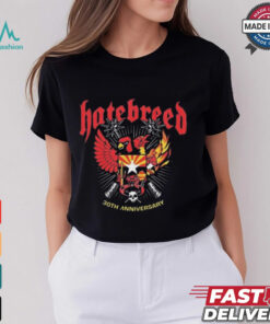 Hatebreed 30th Anniversary Tour Event Tee At The Van Buren Phoenix AZ On October 14th 2024 Shirt