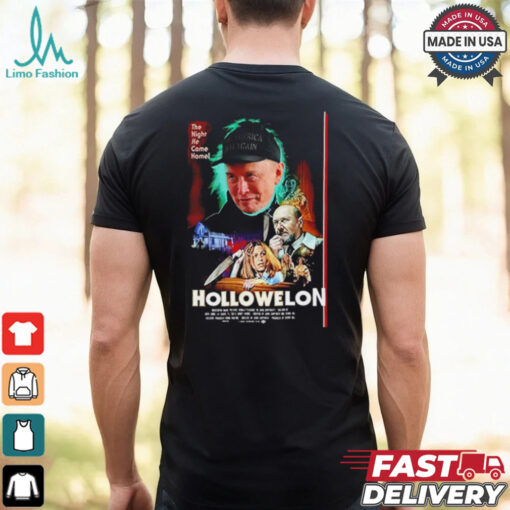 Hollowelon Elon Musk Dark Maga the night he came home shirt