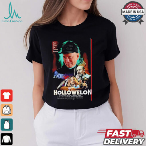 Hollowelon Elon Musk Dark Maga the night he came home shirt