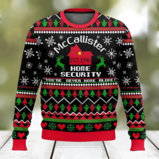 Home Alone McCallister Home Security Christmas Ugly Sweater