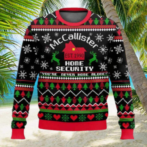 Home Alone McCallister Home Security Christmas Ugly Sweater