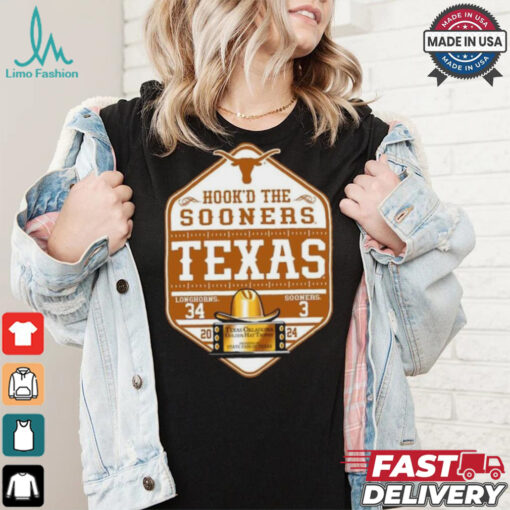 Hook’D the Sooners Texas Longhorns Beat Oklahoma Sooners 34 3 T Shirt