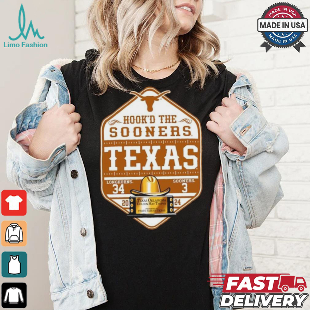 Hook’D the Sooners Texas Longhorns Beat Oklahoma Sooners 34 3 T Shirt Hook’D the Sooners Texas Longhorns Beat Oklahoma Sooners 34 3 T Shirt