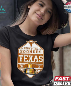 Hook’D the Sooners Texas Longhorns Beat Oklahoma Sooners 34 3 T Shirt