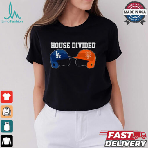 House Divided Los Angeles Dodgers Vs New York Mets Shirt