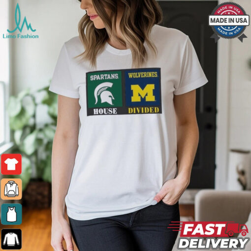 House Divided Michigan State Spartans Vs Michigan 2024 Shirt