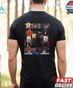 Houston Astros Jose Altuve Houston Texans C. J. Stroud All Season On Sundays Signatures 2024 T shirt