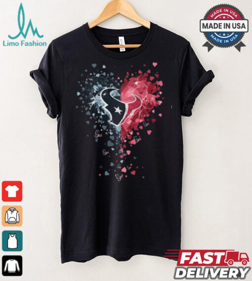 Houston Texans Crystal Heart Shirt