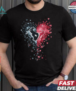 Houston Texans Crystal Heart Shirt
