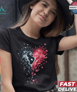 Houston Texans Crystal Heart Shirt