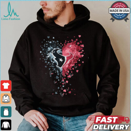 Houston Texans Crystal Heart Shirt