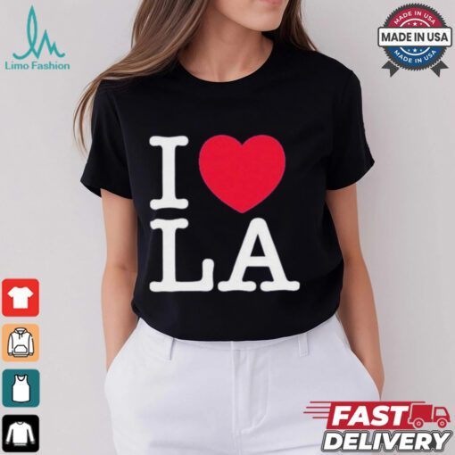 I Love LA Baseball Los Angeles Dodgers T Shirts