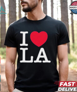 I Love LA Baseball Los Angeles Dodgers T Shirts