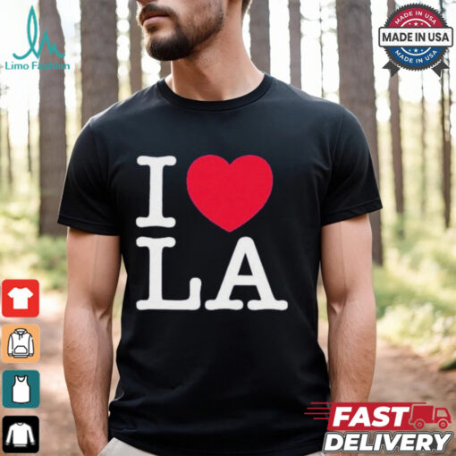 I Love LA Baseball Los Angeles Dodgers T Shirts