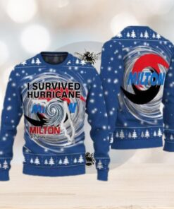 I Survived Hurricane Milton 2024 Ugly Christmas Sweater – Fun and Memorable Holiday Sweater