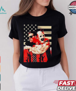 Ice nine kills x terrifier a work of art embrace USA flag Shirt