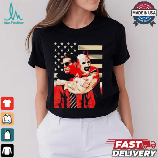 Ice nine kills x terrifier a work of art embrace USA flag Shirt