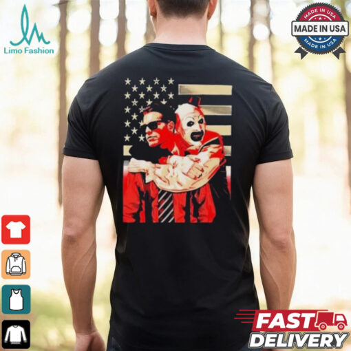 Ice nine kills x terrifier a work of art embrace USA flag Shirt