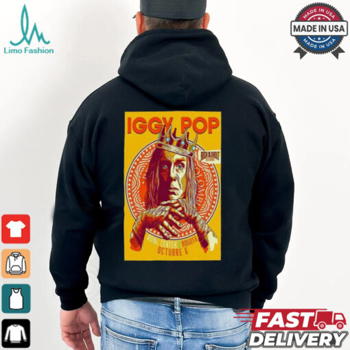 Iggy Pop October 6 2024 Royal Center, Bogota shirt