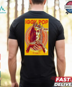 Iggy Pop October 6 2024 Royal Center, Bogota shirt