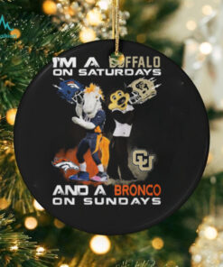I’m A Colorado Buffaloes On Saturdays And A Denver Broncos On Sundays T Shirt